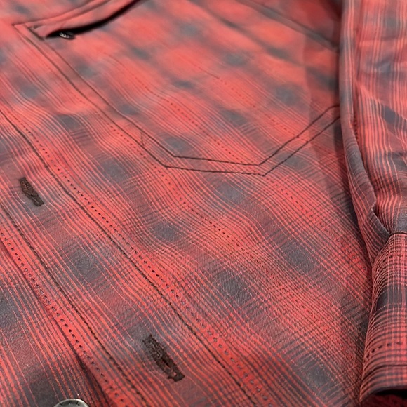 Royal Robbins Red Plaid Button Up - Picture 2 of 2